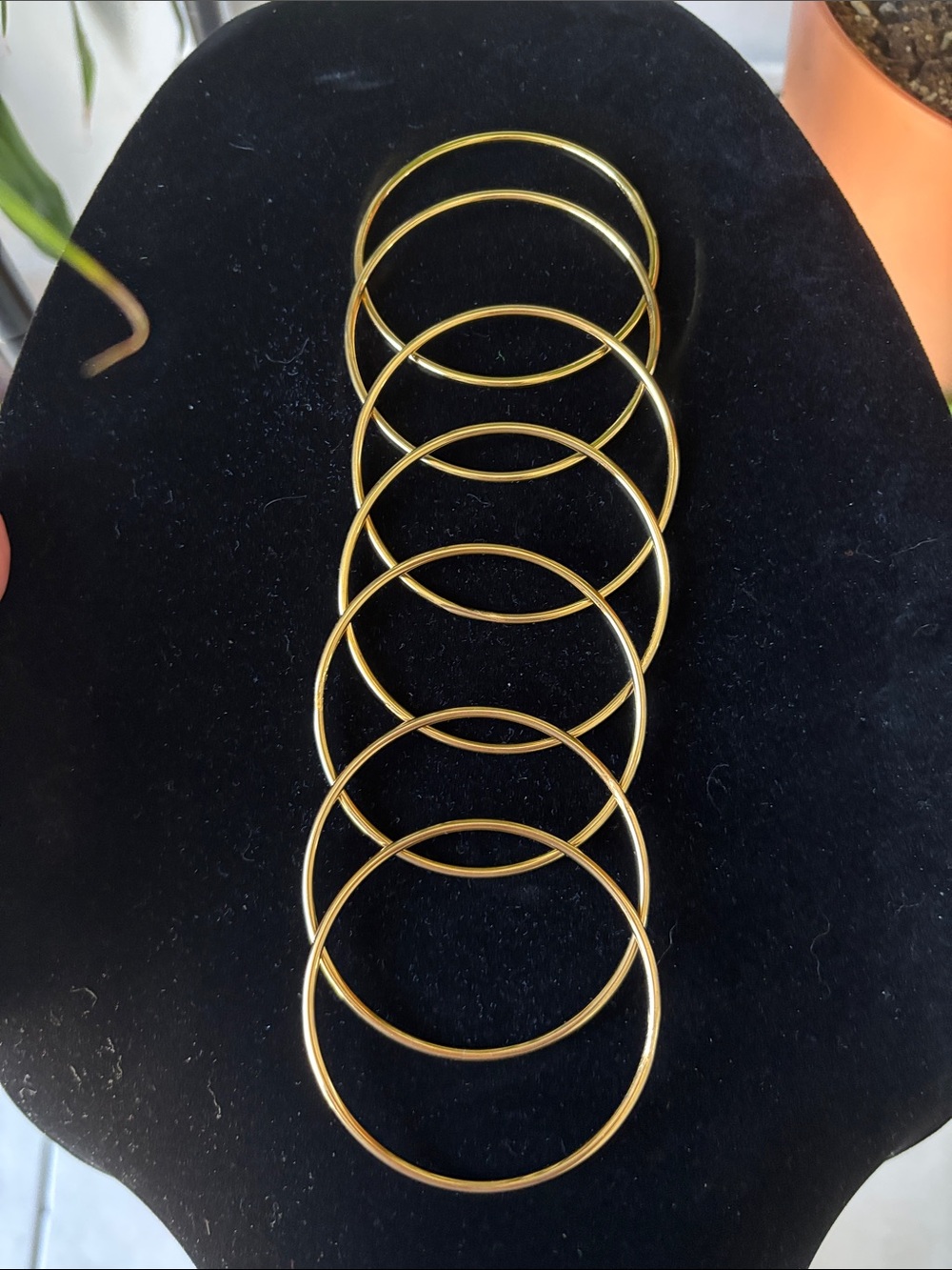 Gold-Tone Multi-Bangle Bracelet - Women Jewelry - Picture 4 of 4